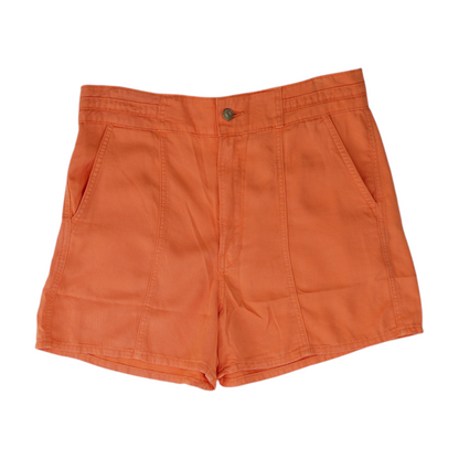 Coral Solid Chino Shorts