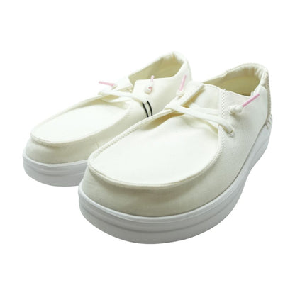 Ivory Boat Shoe Flats