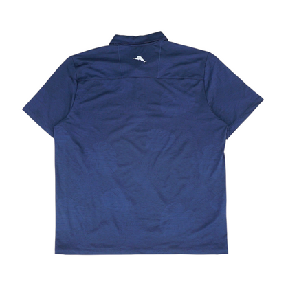 Navy Solid Short Sleeve Polo