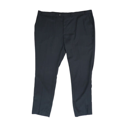 Black Solid Dress Pants