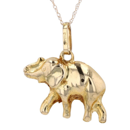 14K Yellow Gold Pendant Necklace