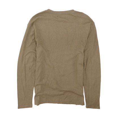 Brown Solid T-Shirt