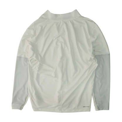 White Texas Longhorns Solid 1/4 Zip Pullover