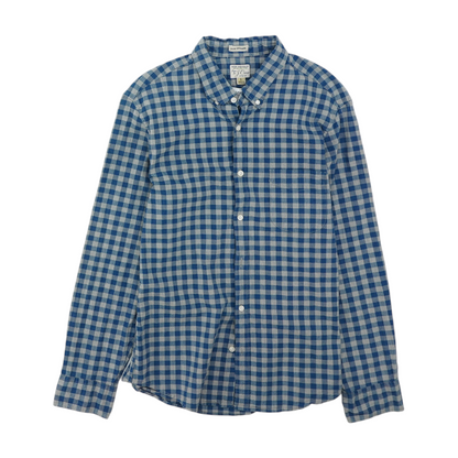 Blue Check Long Sleeve Button Down