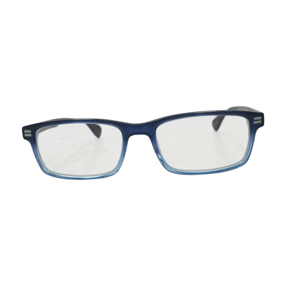 Blue Manhattan Rectangle Prescription Eyewear