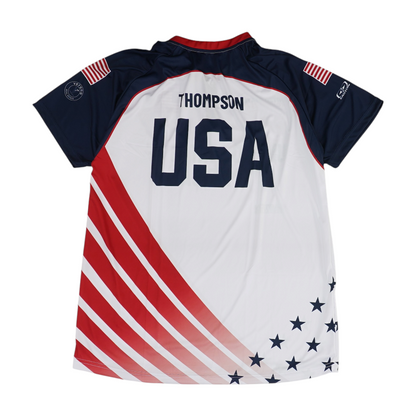 Men's White USA Short Sleeve Jersey