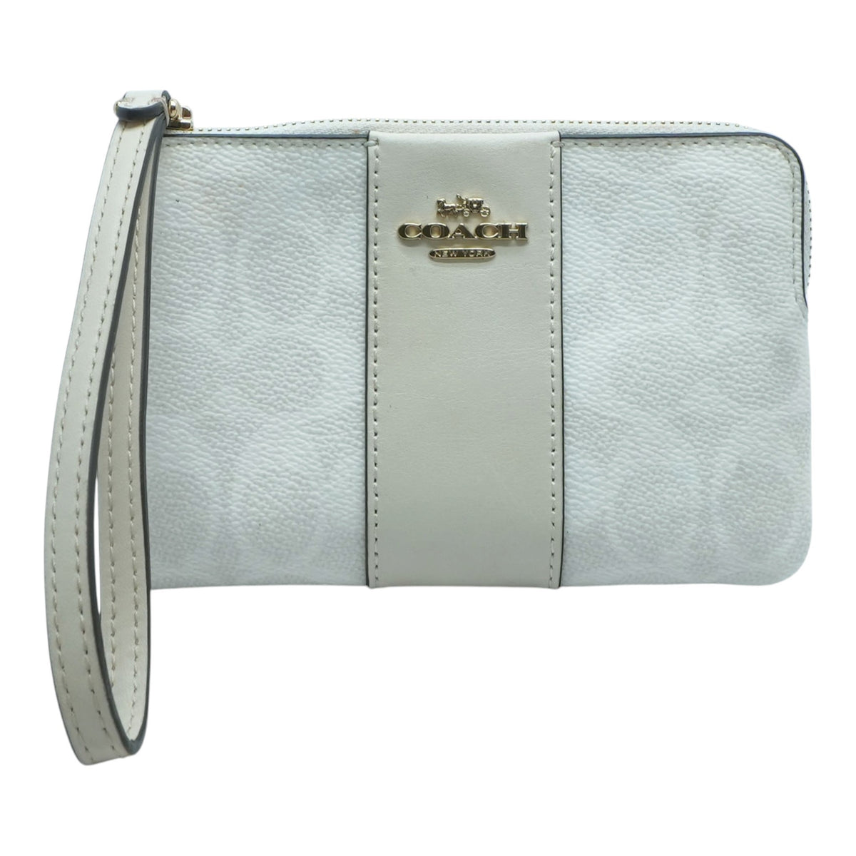 White Wristlet Wallet