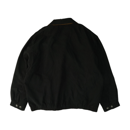 Black Big & Tall Solid Jacket