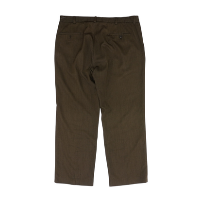 Brown Straight Pants