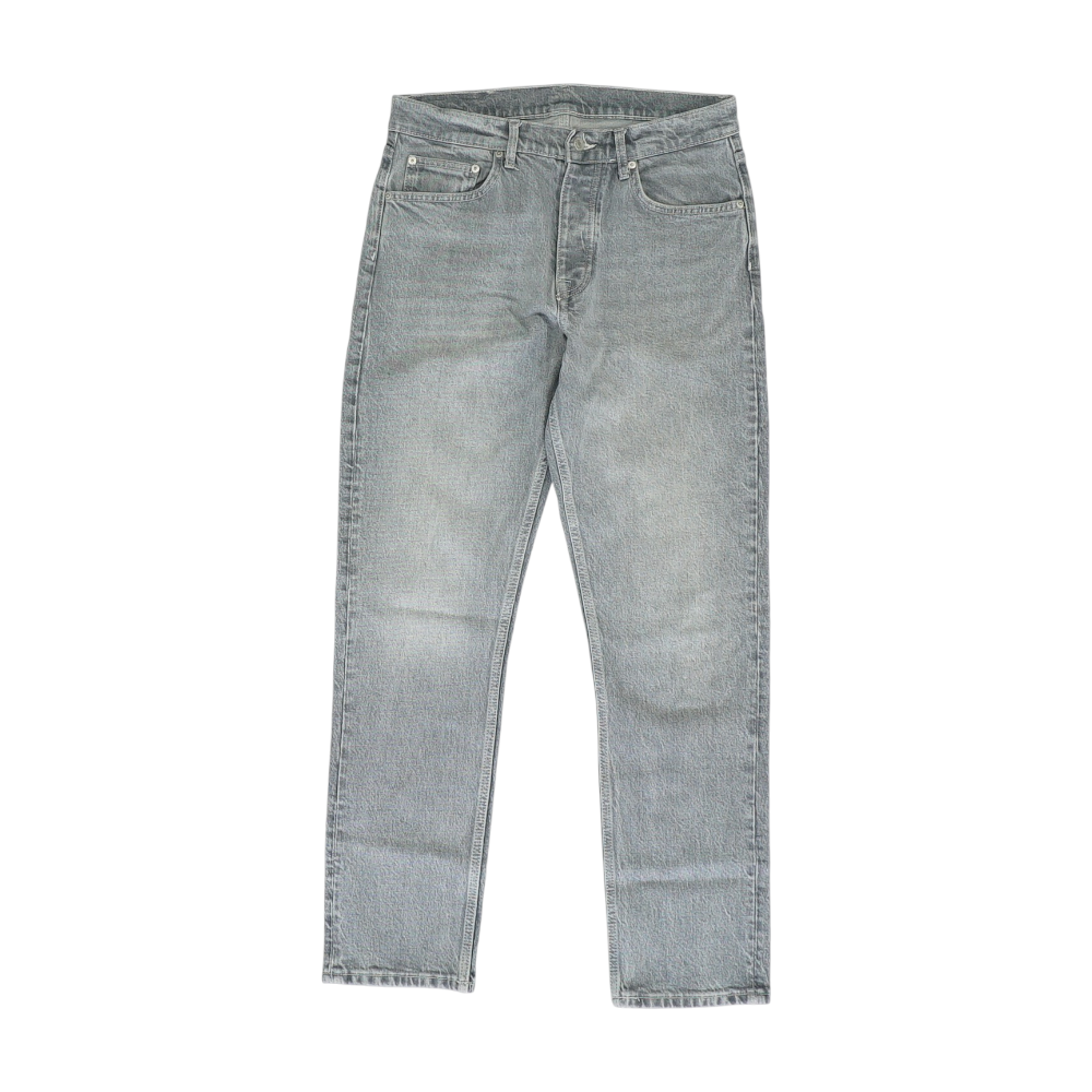 Gray Tapered Jeans