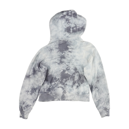 Blue Tie-Dye Hoodie Pullover