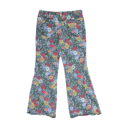 Multi Floral Bootcut Jeans