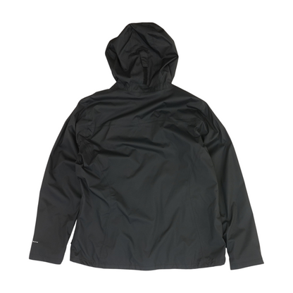 Black Solid Rain Jacket