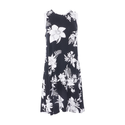 Black Floral Mini Dress