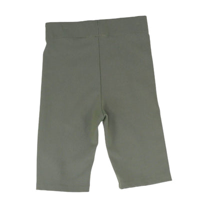 Green Solid Shorts