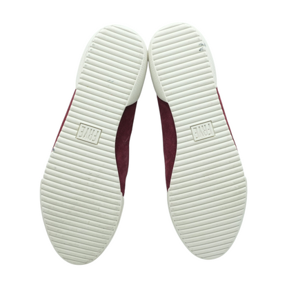 Red Slip-On Flats