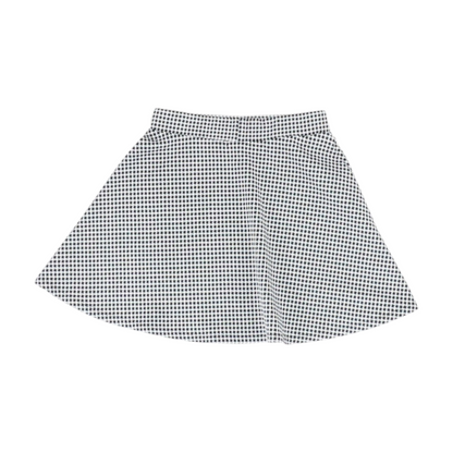 Black Print Skirt