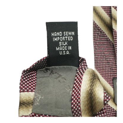 Maroon Striped Neck Tie