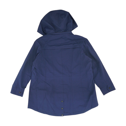 Blue Plus Solid Rain Jacket