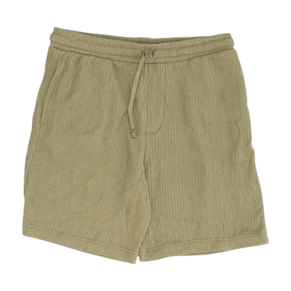 Brown Solid Active Shorts