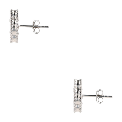 Sterling Silver Lapis Lazuli Stud Earrings