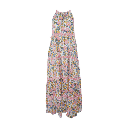 White Floral Maxi Dress