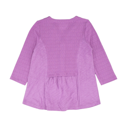 Purple Petite Cardigan Sweater