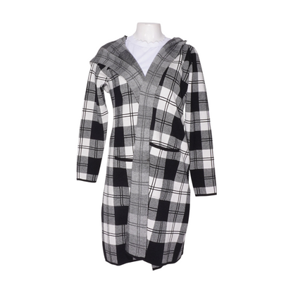Multi Plaid Cardigan Sweater