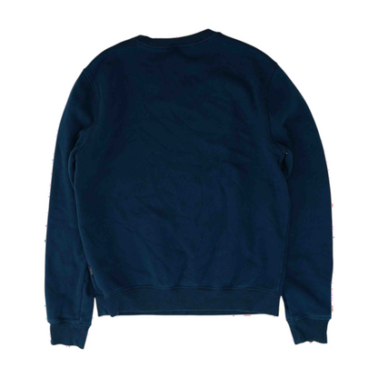 Navy Solid Sweatshirt Pullover