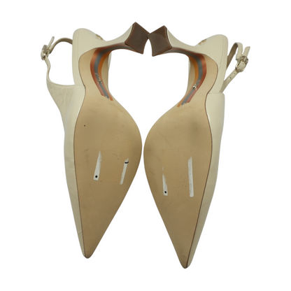 Cream Pump Heels