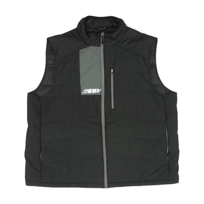 Black Color Block Vest