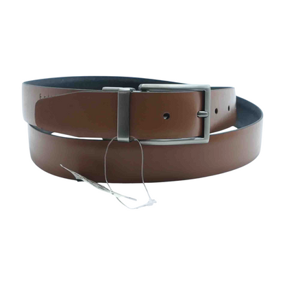 Black Reversible Faux Leather Belt