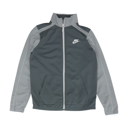 Gray Color Block Jacket