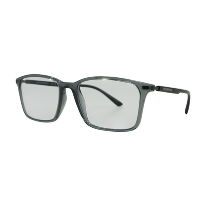 Gray EA 3237 Rectangle Prescription Eyewear