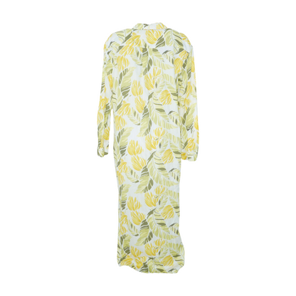 Yellow Graphic Maxi Dress