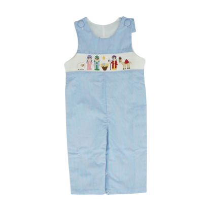 Blue Graphic Sleeveless One-Piece