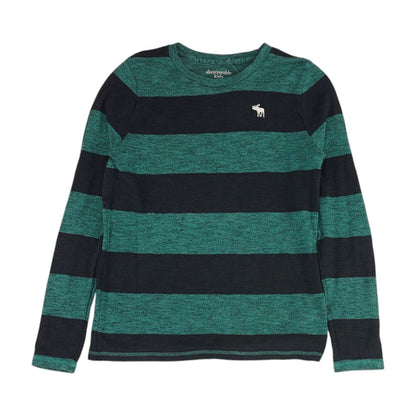 Navy Striped Crewneck T-Shirt