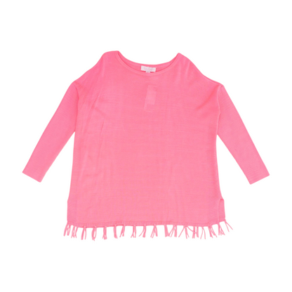 Neon Pink Pullover Sweater
