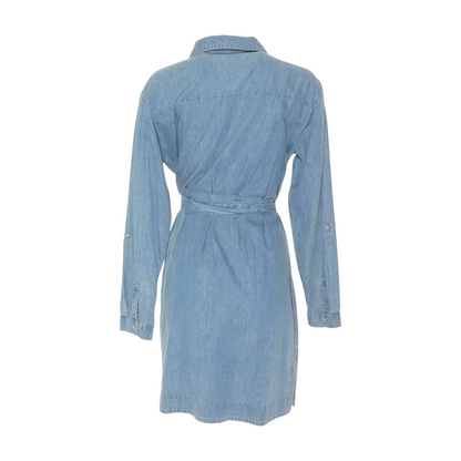 Blue Maternity Mini Dress