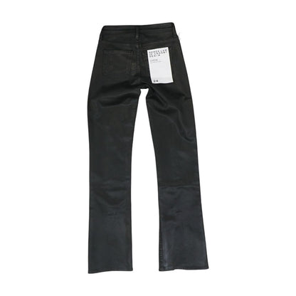 Black Solid High Rise Jeans