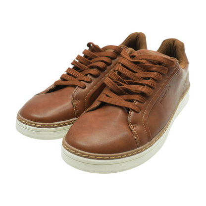 Brown Lace-Up Casual Shoes