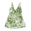 Green Floral One-Piece