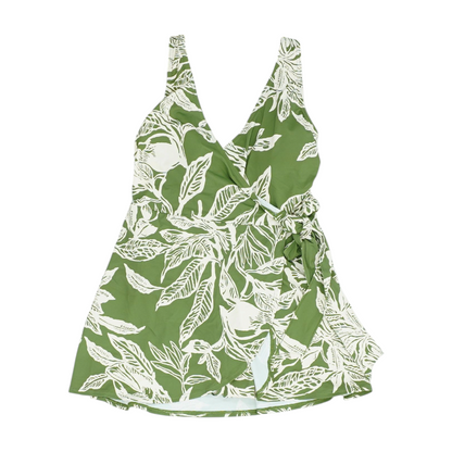 Green Floral One-Piece