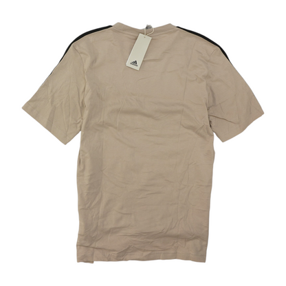 Beige Solid T-Shirt