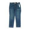 Blue Petite Straight Jeans