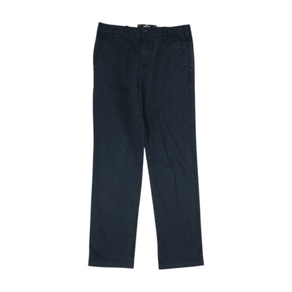 Black Solid Chino Pants