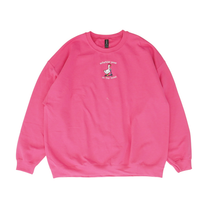 Pink Plus Solid Sweatshirt Pullover