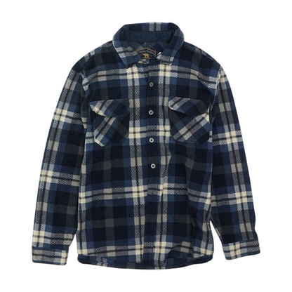 Blue Plaid Flannel Button Down