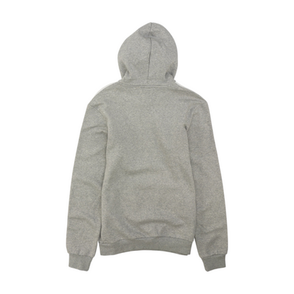 adidas Gray Solid Hoodie Pullover – Image 2