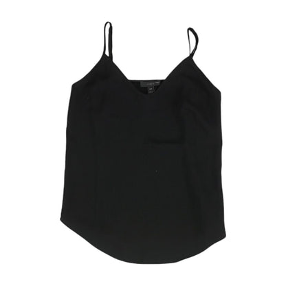 Black Solid Sleeveless Blouse